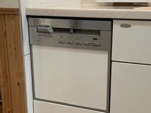 愛媛キッチン取付け隊　スライドオープン食洗機の取替　施工前